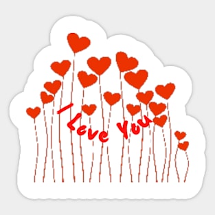 I Love You Sticker